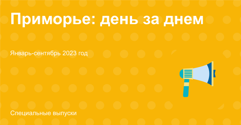 Основные экономические и социальные показатели Приморского края за январь-сентябрь 2023 года